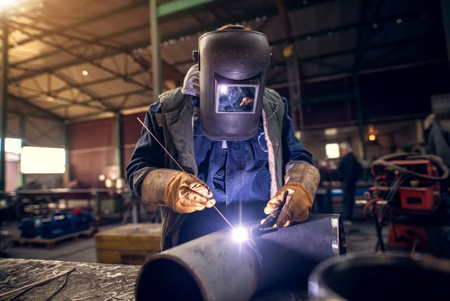 Welding bay at the Steel Chef India manufacturing unit