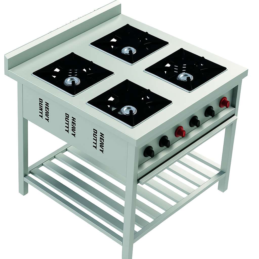 Four Burner Indian Cooking Range